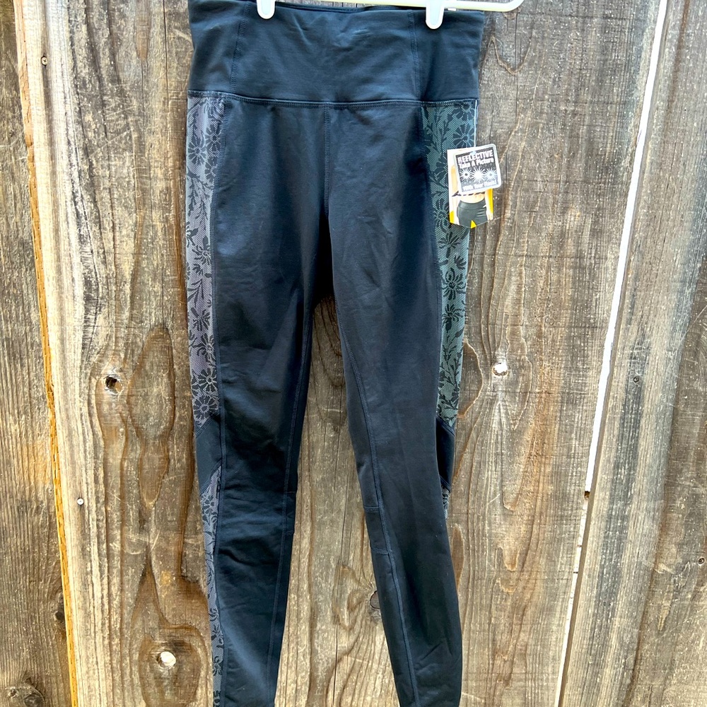 Avia NWT REFLECTIVE colorful athletic leggings